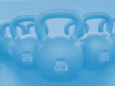 Kettlebells - blue new